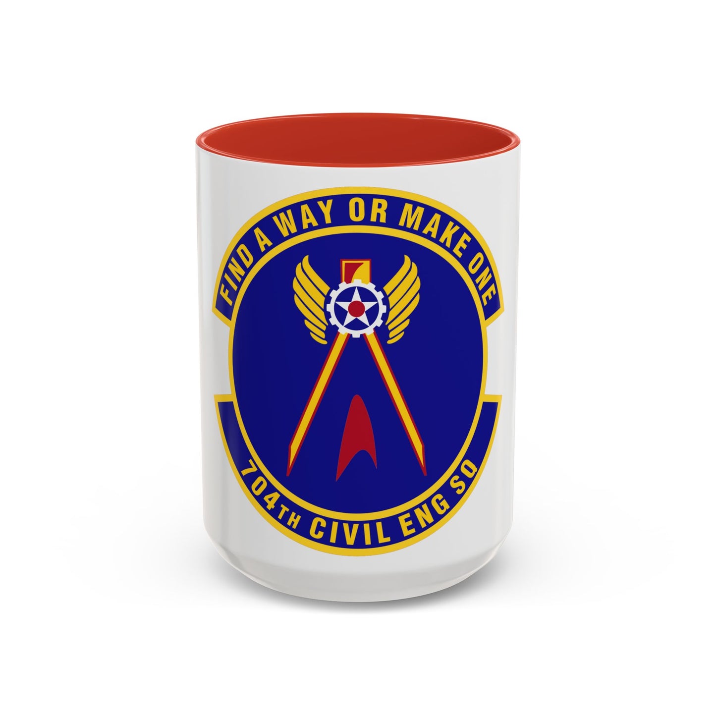 704th Civil Engineer Squadron (U.S. Air Force) Accent Coffee Mug