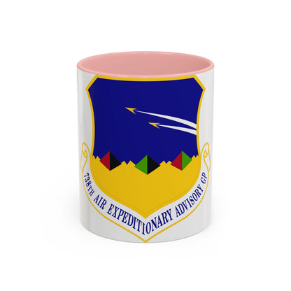 738th Air Expeditionary Advisory Group (U.S. Air Force) Accent Coffee Mug