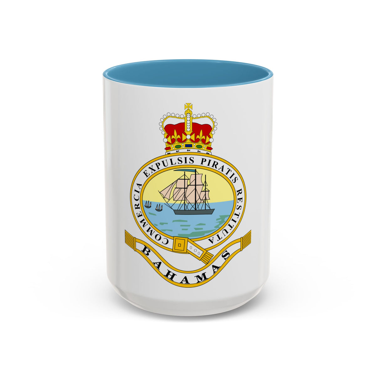 Emblem of the Bahamas (1869-1904; 1953-1964) - Accent Coffee Mug