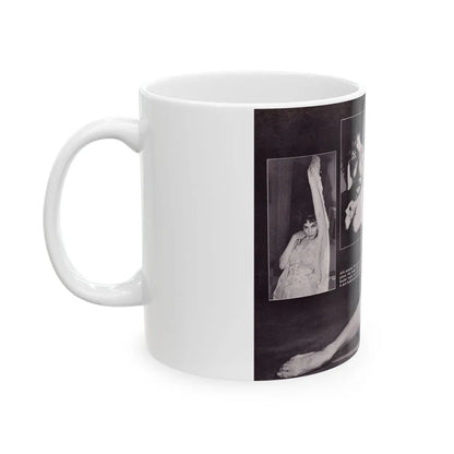 Julie Newmar #443 (Vintage Female Icon) White Coffee Mug-Go Mug Yourself