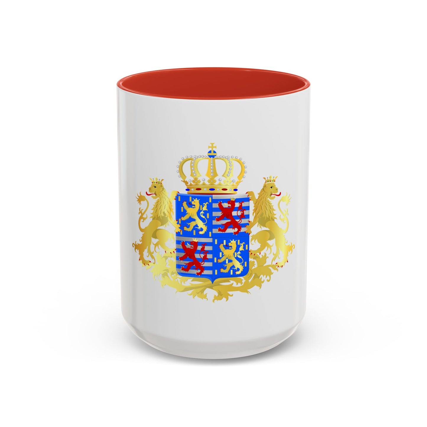 Middle coat of arms of the Grand Dukes of Luxembourg prior to 2000 - Accent Coffee Mug