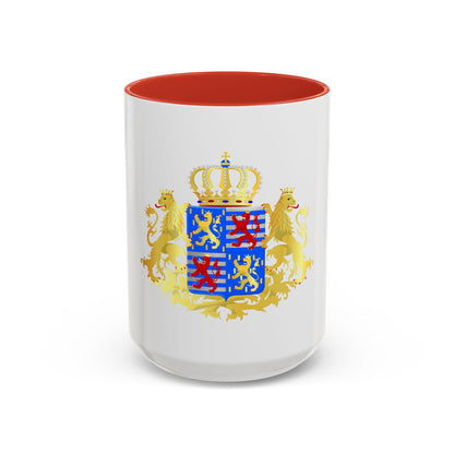 Middle coat of arms of the Grand Dukes of Luxembourg prior to 2000 - Accent Coffee Mug
