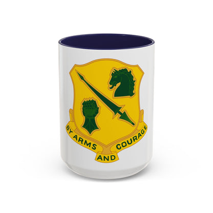 134 Tank Battalion (U.S. Army) Accent Coffee Mug