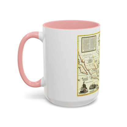 North America - Colonization and Trade (1977) (Map) Accent Coffee Mug