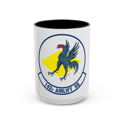 142 Airlift Squadron (U.S. Air Force) Accent Coffee Mug