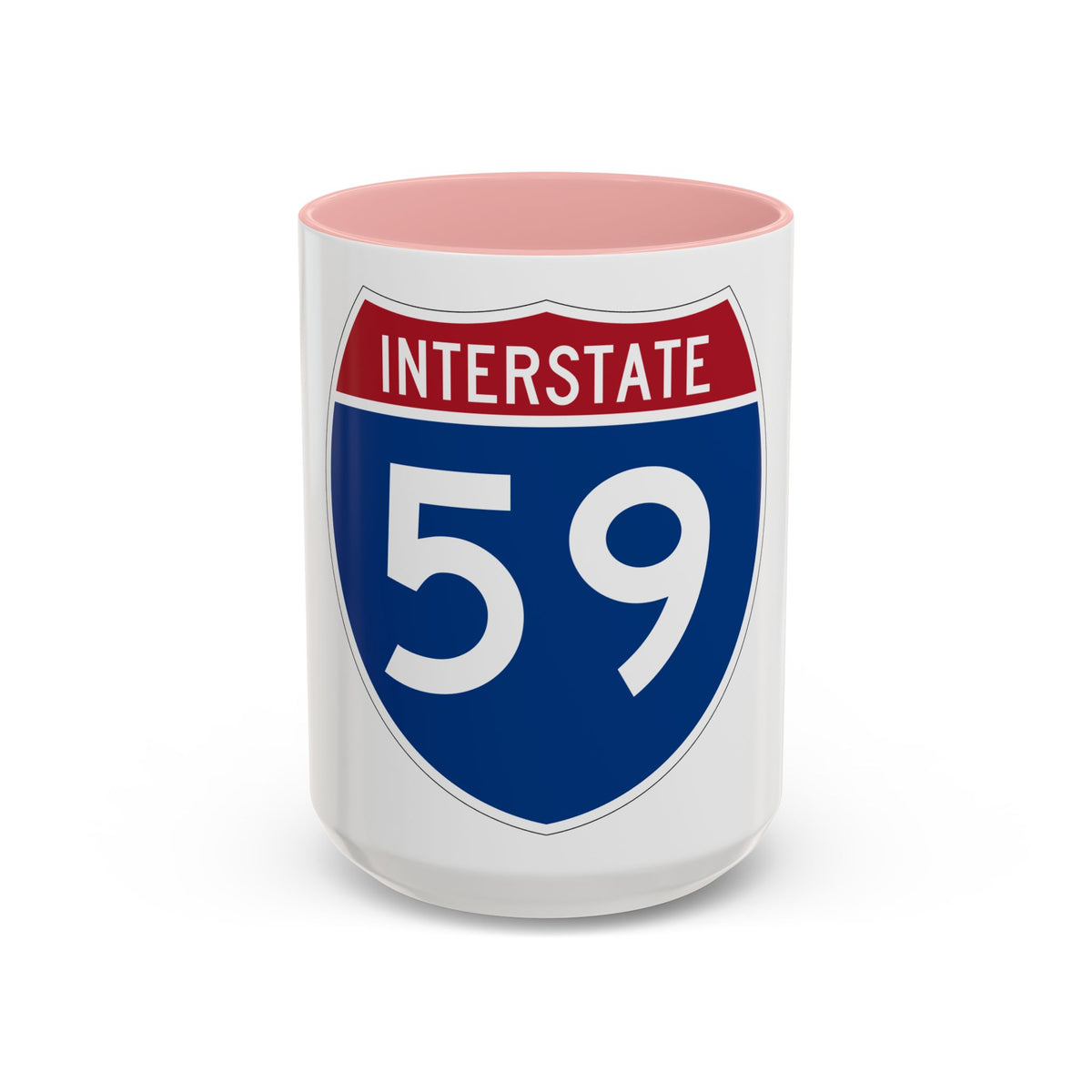 Interstate 59 (U.S. Highways) Accent Coffee Mug