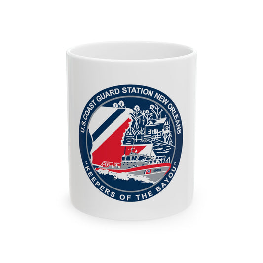 USCG Station New Orleans (U.S. Coast Guard) White Coffee Mug