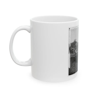 Yorktown, Va. Thomas Nelson House (Right), Used As A Hospital; In 1781 Used As A Headquarters By Lord Cornwallis (U.S. Civil War) White Coffee Mug