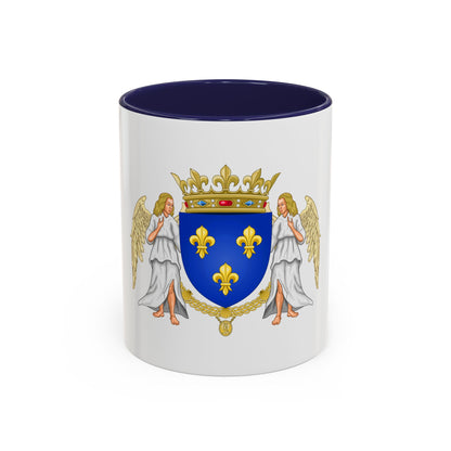 Royal Coat of Arms of Valois France - Accent Coffee Mug