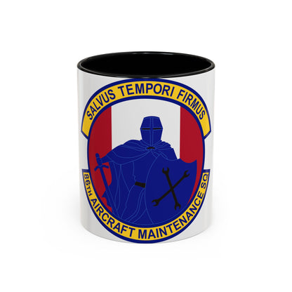 86th Aircraft Maintenance Squadron (U.S. Air Force) Accent Coffee Mug