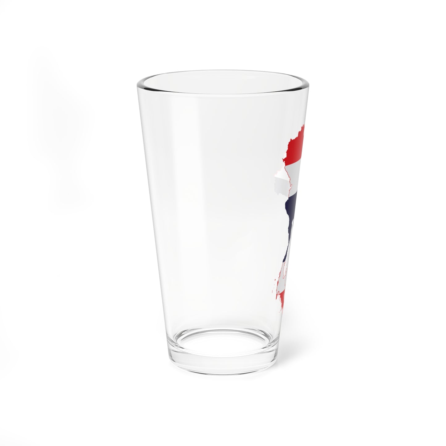 Flag-map of Thailand all (Thailand) Pint Glass 16oz