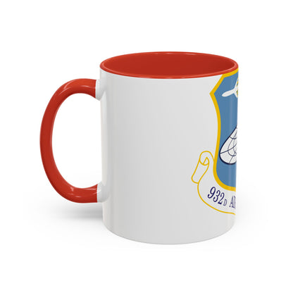 932 Airlift Wing AFRC (U.S. Air Force) Accent Coffee Mug