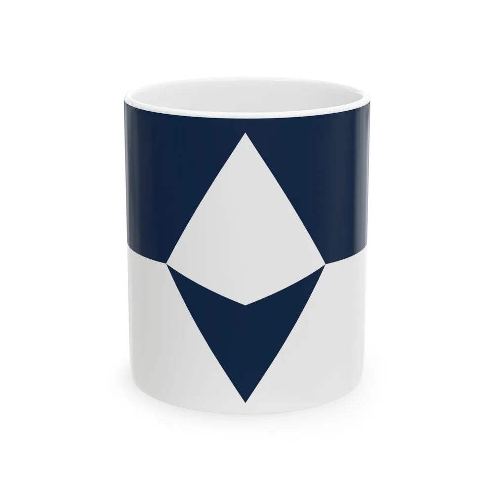 True South Antarctic Flag - White Coffee Mug-11oz-Go Mug Yourself