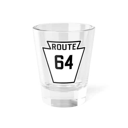 PA-64 1926 (Pennsylvania) (Road Sign) Shot Glass 1.5oz