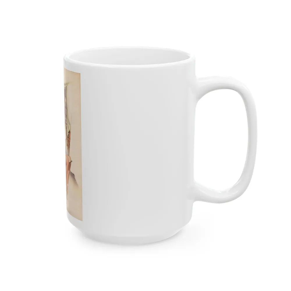 Esquire P08 Mar - White Coffee Mug-Go Mug Yourself