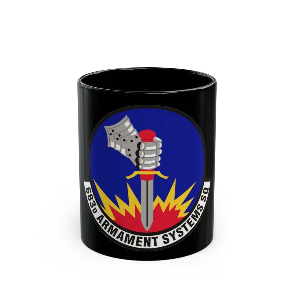 683d Armament Systems Squadron (U.S. Air Force) Black Coffee Mug-11oz-Go Mug Yourself