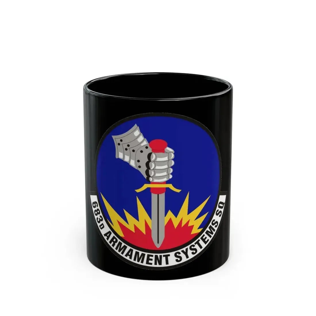 683d Armament Systems Squadron (U.S. Air Force) Black Coffee Mug 11oz - Go Mug Yourself