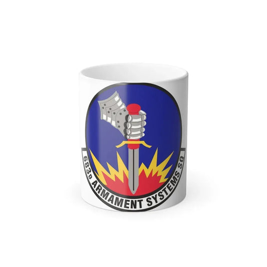 683d Armament Systems Squadron (U.S. Air Force) Color Changing Coffee Mug 11oz - Go Mug Yourself
