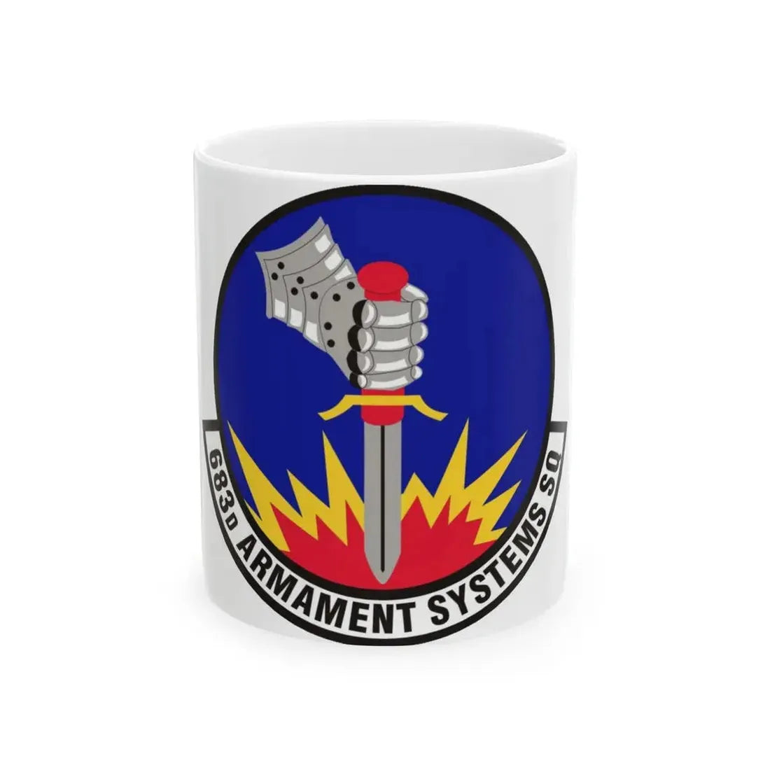 683d Armament Systems Squadron (U.S. Air Force) White Coffee Mug - Go Mug Yourself