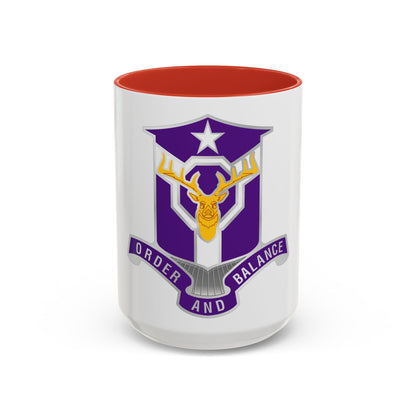 83 Civil Affairs Battalion (U.S. Army) Accent Coffee Mug