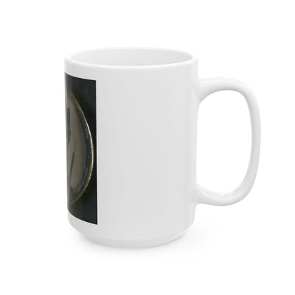 Unidentified Cavalry Soldier In Union Uniform With Sword (U.S. Civil War) White Coffee Mug
