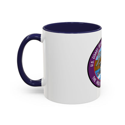 USCG Station Depoe Bay (U.S. Coast Guard) Accent Coffee Mug
