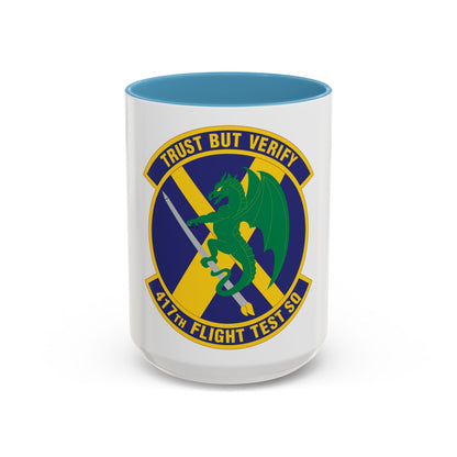 417th Flight Test Squadron (U.S. Air Force) Accent Coffee Mug