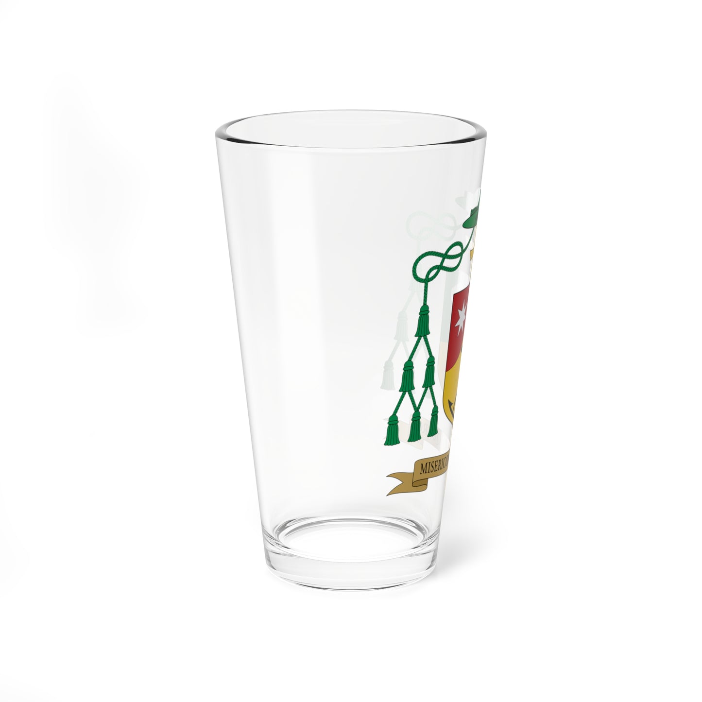 Escudo de Armando Martín Gutiérrez (Spain) (Coat of Arms) Pint Glass 16oz