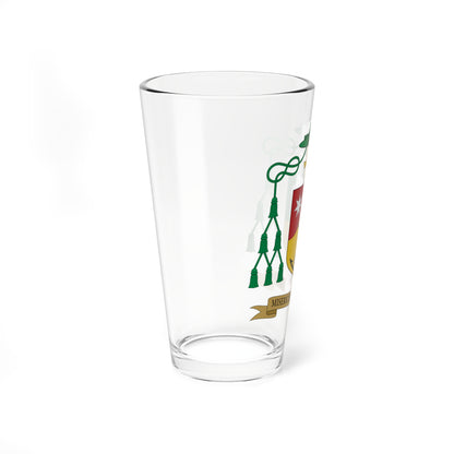Escudo de Armando Martín Gutiérrez (Spain) (Coat of Arms) Pint Glass 16oz