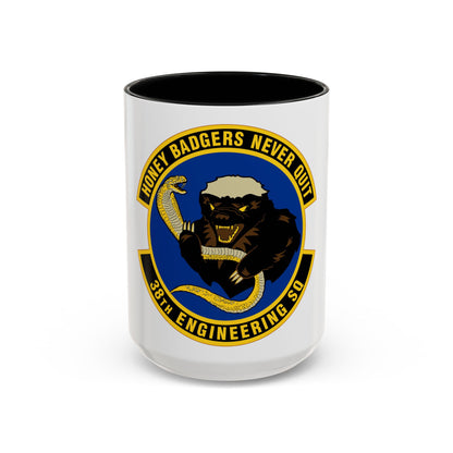 38 Engineering Squadron ACC (U.S. Air Force) Accent Coffee Mug