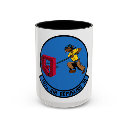 197 Air Refueling Squadron (U.S. Air Force) Accent Coffee Mug