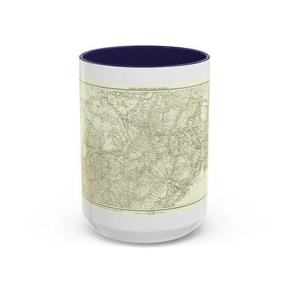 Asia - Kirin, Harbin, Vladivostok (1905) (Map) Accent Coffee Mug