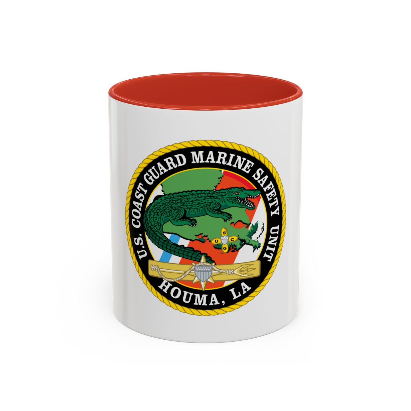 USCG Marine Safety Unit Houma LA (U.S. Coast Guard) Accent Coffee Mug