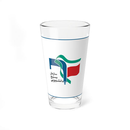 Flag of University Students Basij Organization (Iran) Pint Glass 16oz