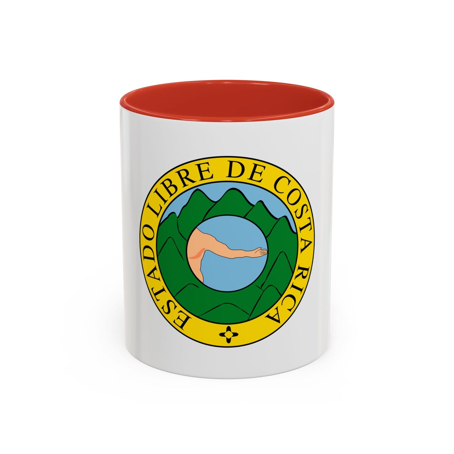 Coat of arms of Costa Rica (1824-1840 and 1842-1848) - Accent Coffee Mug