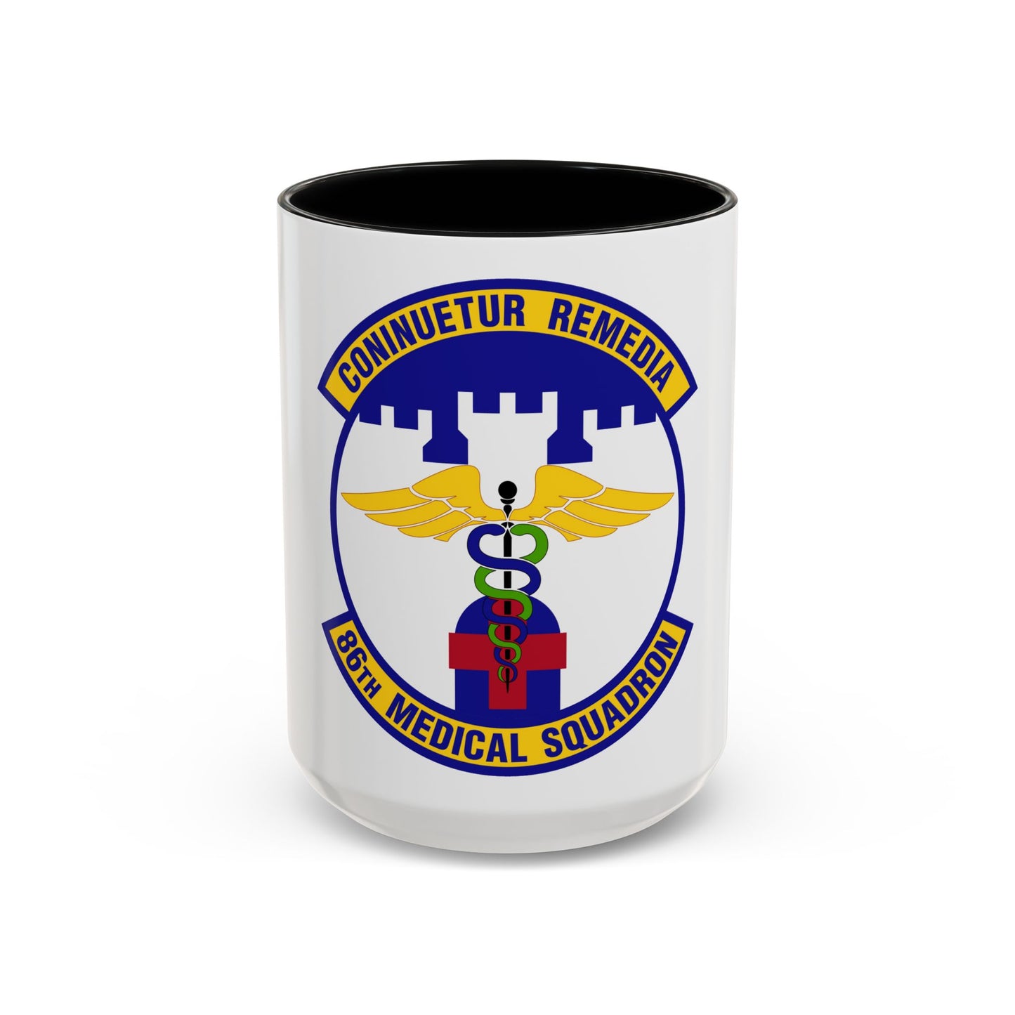 86 Medical Squadron USAFE (U.S. Air Force) Accent Coffee Mug