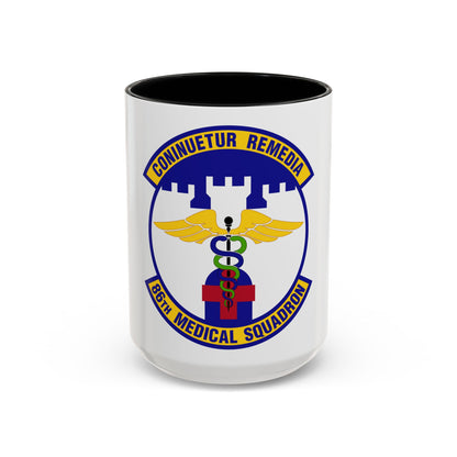 86 Medical Squadron USAFE (U.S. Air Force) Accent Coffee Mug