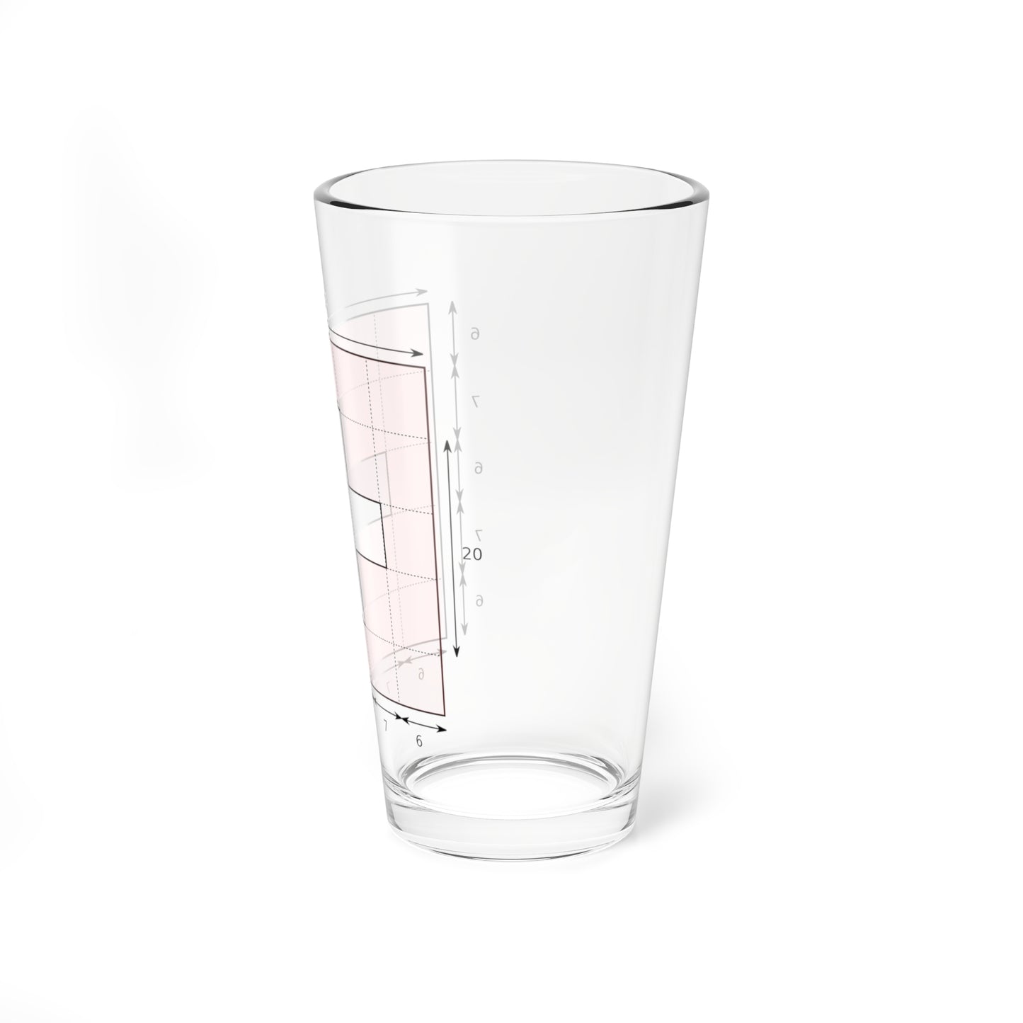 Swiss Flag Specifications (Switzerland) Pint Glass 16oz