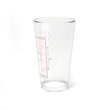 Swiss Flag Specifications (Switzerland) Pint Glass 16oz