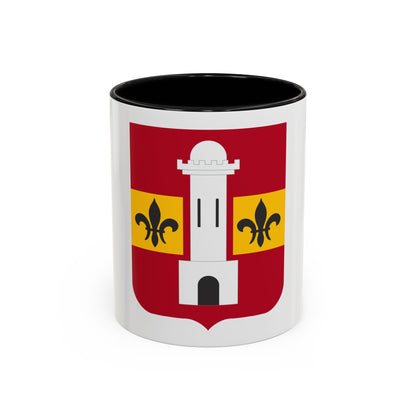 740th Antiaircraft Artillery Gun Battalion v2 (U.S. Army) Accent Coffee Mug