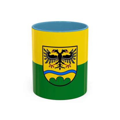 Flag of Deggendorf Germany - Accent Coffee Mug-11oz-Light Blue-Go Mug Yourself