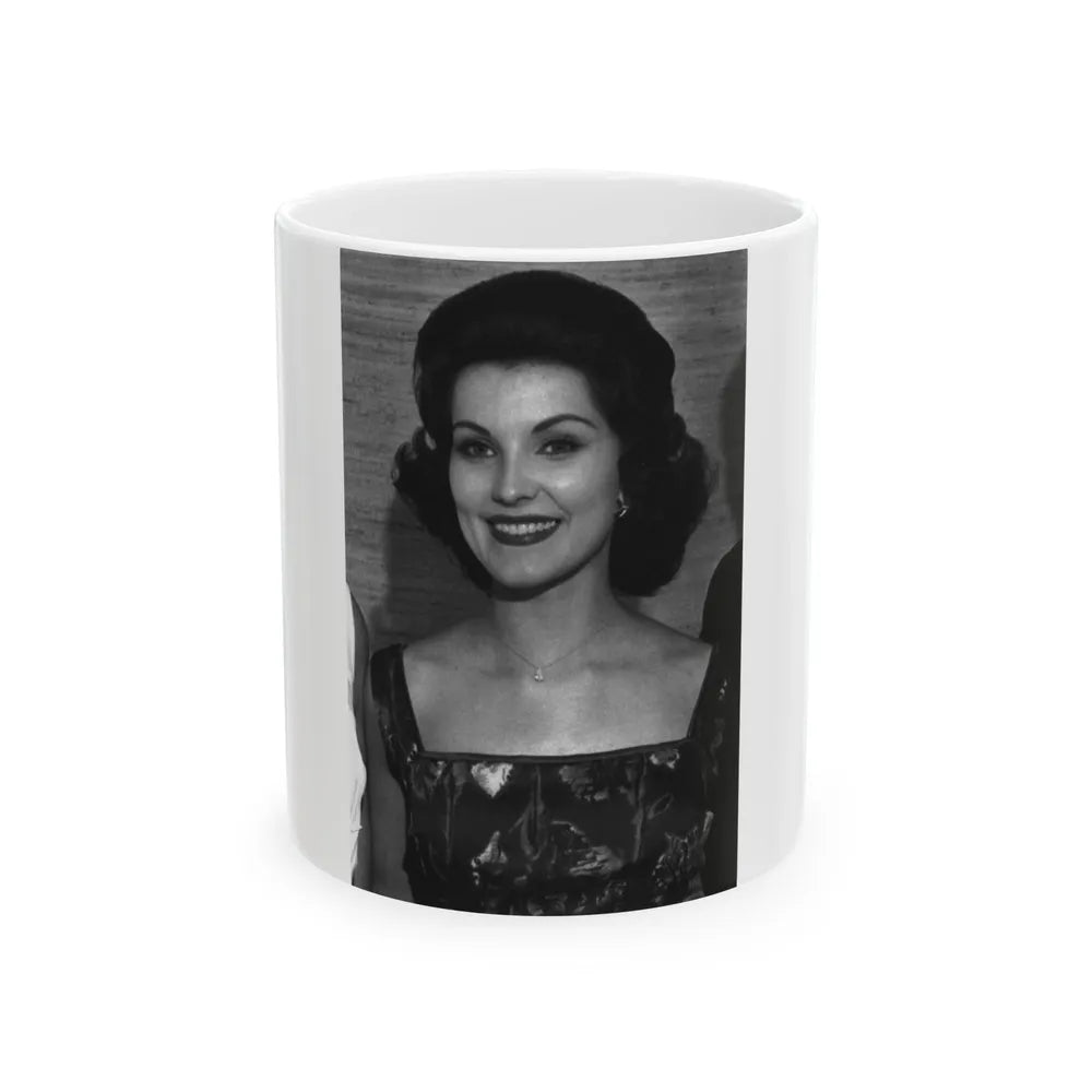 Debra Paget #507 (Vintage Female Icon) White Coffee Mug-11oz-Go Mug Yourself