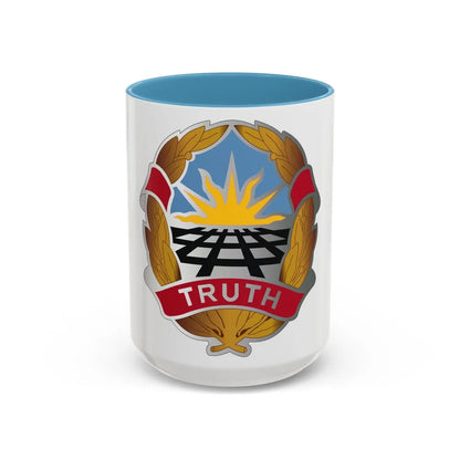 Operational Test Command (U.S. Army) Accent Coffee Mug-15oz-Light Blue-Go Mug Yourself