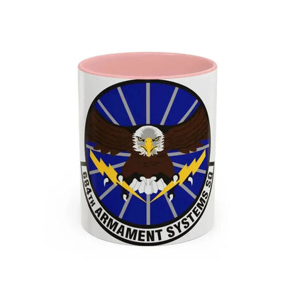 684th Armament Systems Squadron (U.S. Air Force) Accent Coffee Mug 11oz Pink - Go Mug Yourself