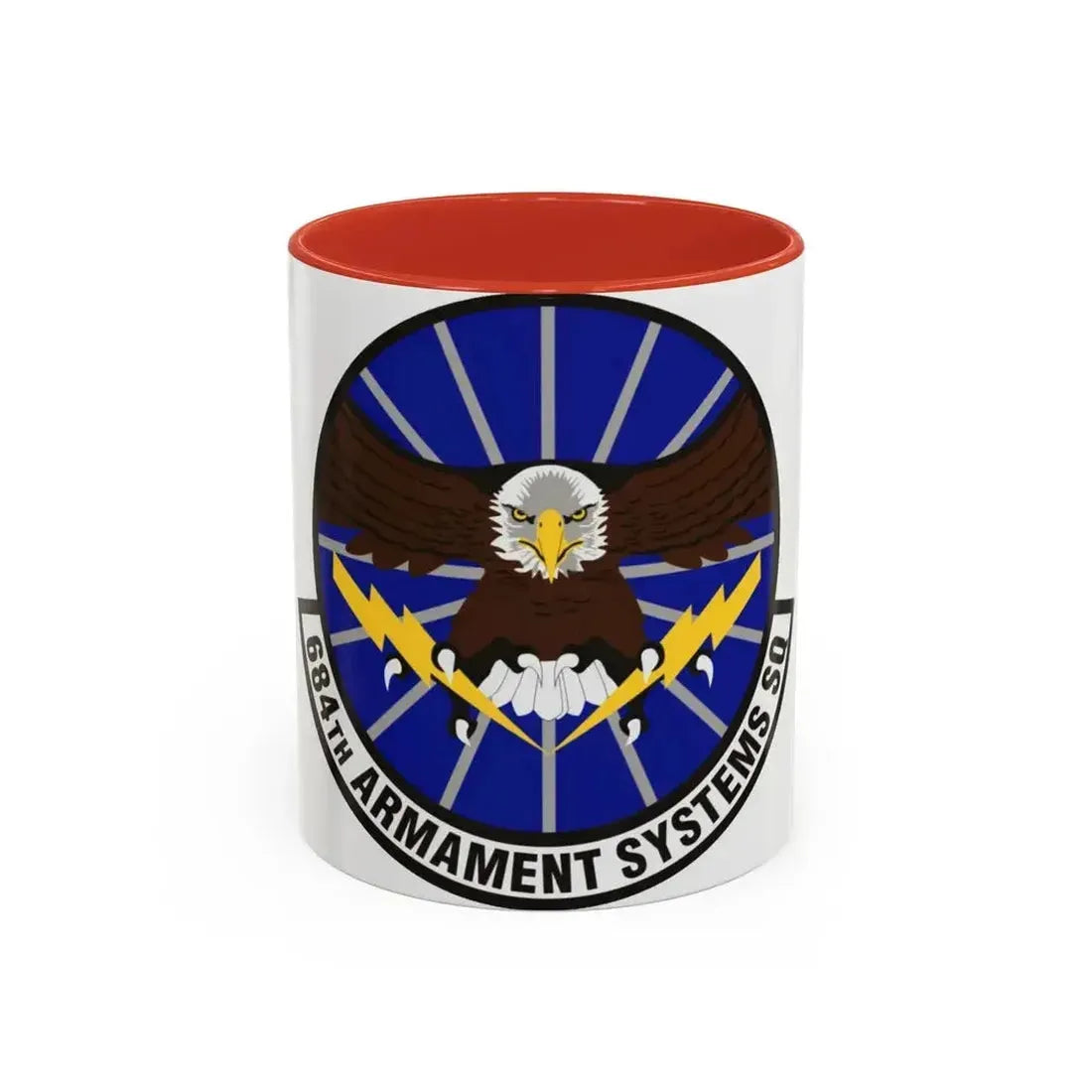 684th Armament Systems Squadron (U.S. Air Force) Accent Coffee Mug 11oz Red - Go Mug Yourself
