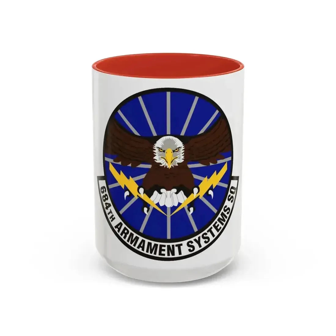 684th Armament Systems Squadron (U.S. Air Force) Accent Coffee Mug 15oz Red - Go Mug Yourself