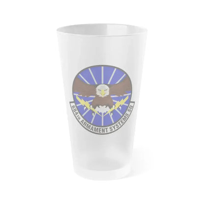 684th Armament Systems Squadron (U.S. Air Force) Frosted Pint Glass 16oz 16oz Frosted - Go Mug Yourself