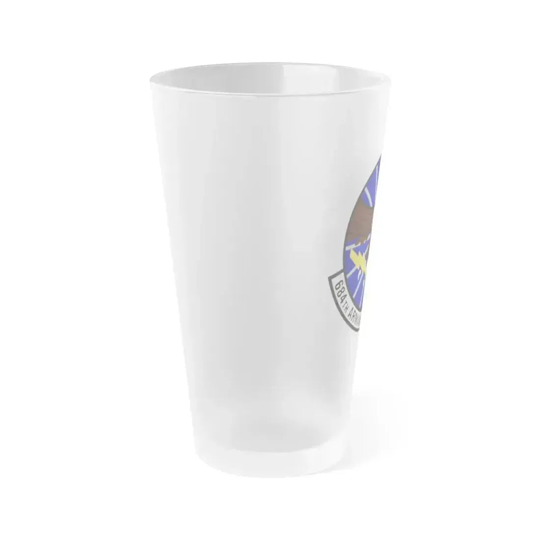 684th Armament Systems Squadron (U.S. Air Force) Frosted Pint Glass 16oz - Go Mug Yourself