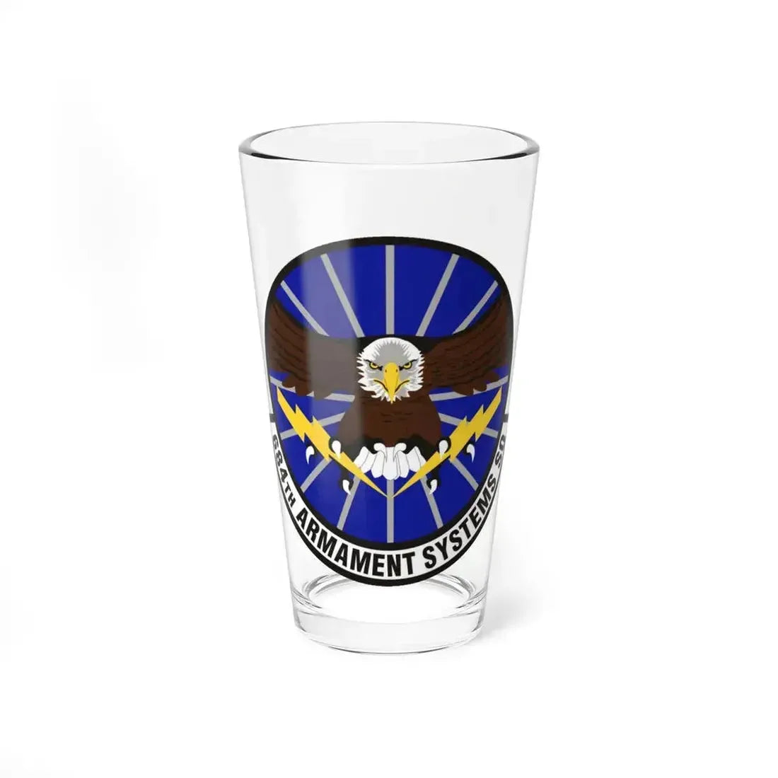 684th Armament Systems Squadron (U.S. Air Force) Pint Glass 16oz 16oz - Go Mug Yourself