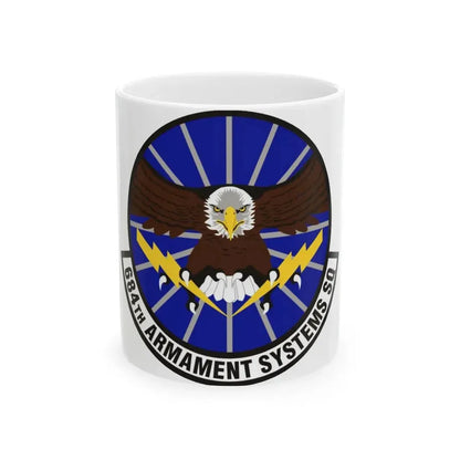 684th Armament Systems Squadron (U.S. Air Force) White Coffee Mug 11oz - Go Mug Yourself